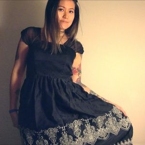 Originial Moschino Black Vintage Dress